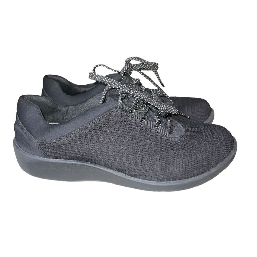 Clarks CLOUDSTEPPERS Casual Sneakers Shoes Black 5.5